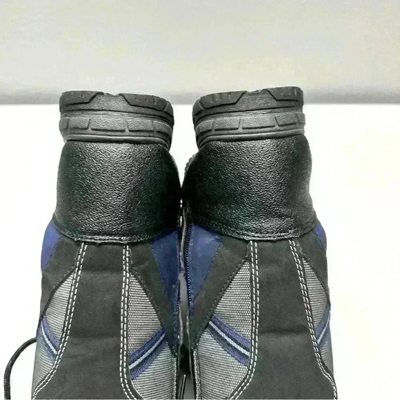 TOTES Kids Weslie Black Lace-Up and Side Zip Snowboot Size 3 - Picture 5 of 8